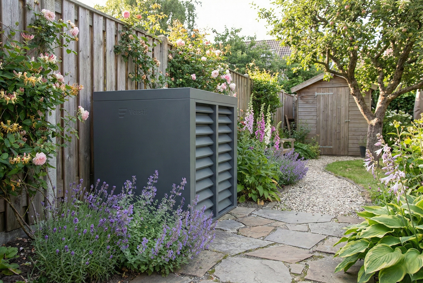 Warmtepomp omkasting vrijstaand model